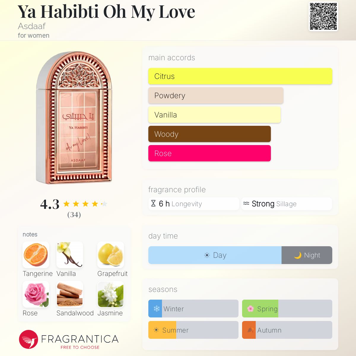 Ya Habibti – Oh My Love (Asdaaf) R50 - R399