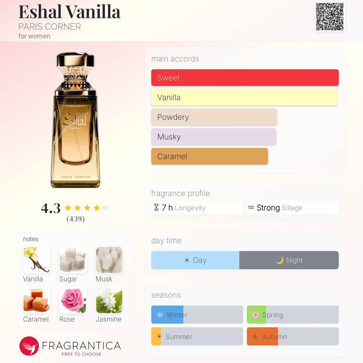 Eshal Vanilla (PARIS CORNER) Sample R50