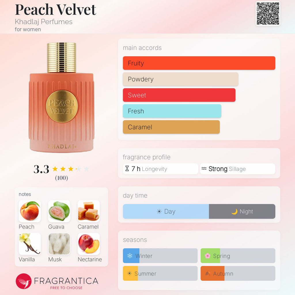 Peach Velvet (Khadlaj) R50 - R699