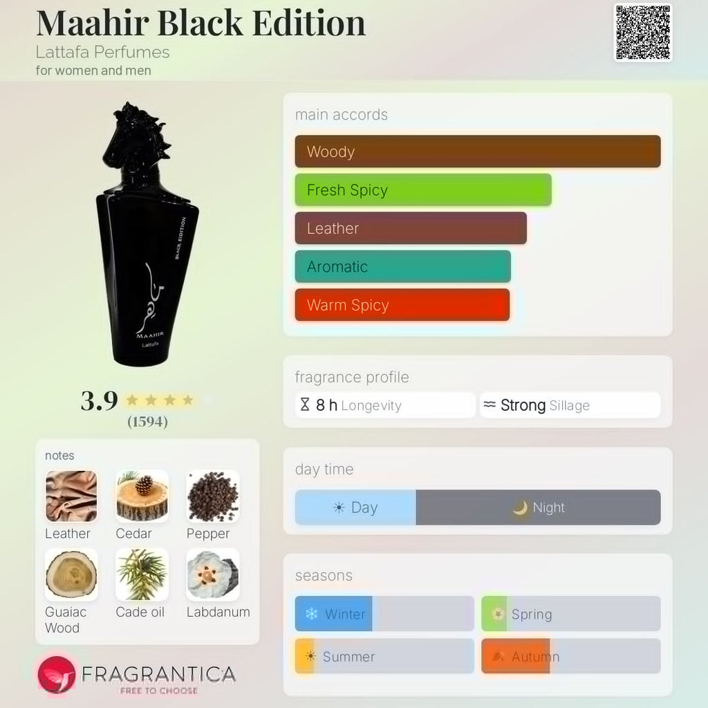 Maahir Black Edition (Lattafa) R550