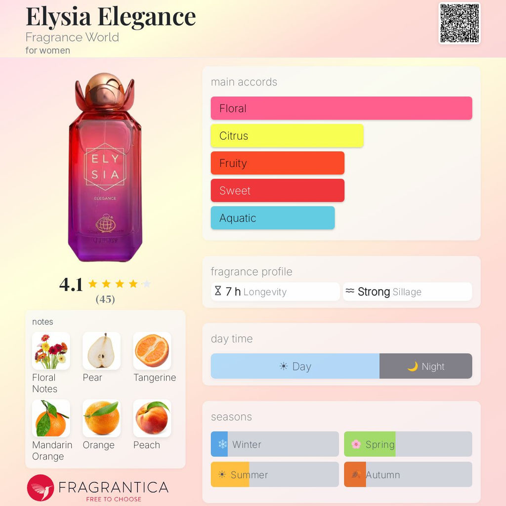 ELYSIA - Elegance (Fragrance World) R50 - R449